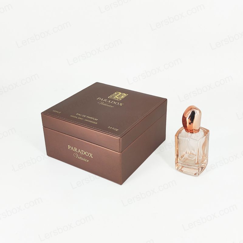 Caixas de couro PU duráveis ​​e elegantes com designs personalizados para necessidades de varejo, presente e armazenamento Pu002