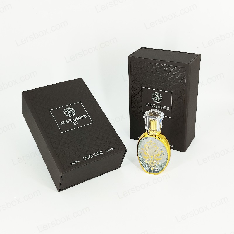 Caixa de perfume com tampa rígida e EVA para apresentação luxuosa HP021