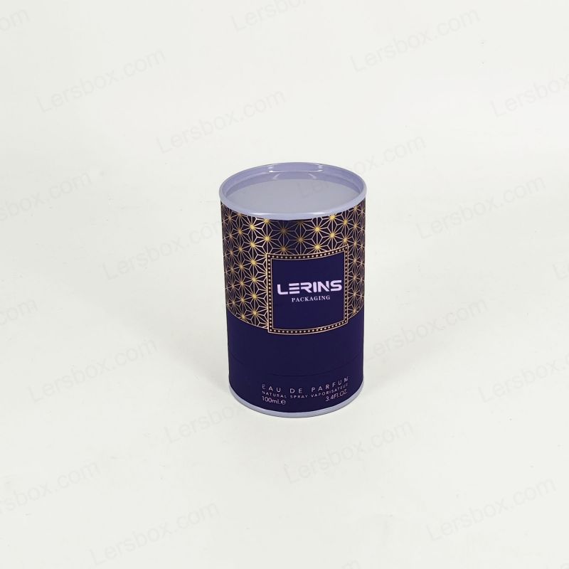 Caixas de tubo de papel elegantes com impressões personalizadas para embalagens elegantes e soluções de remessa ecológicas ht012