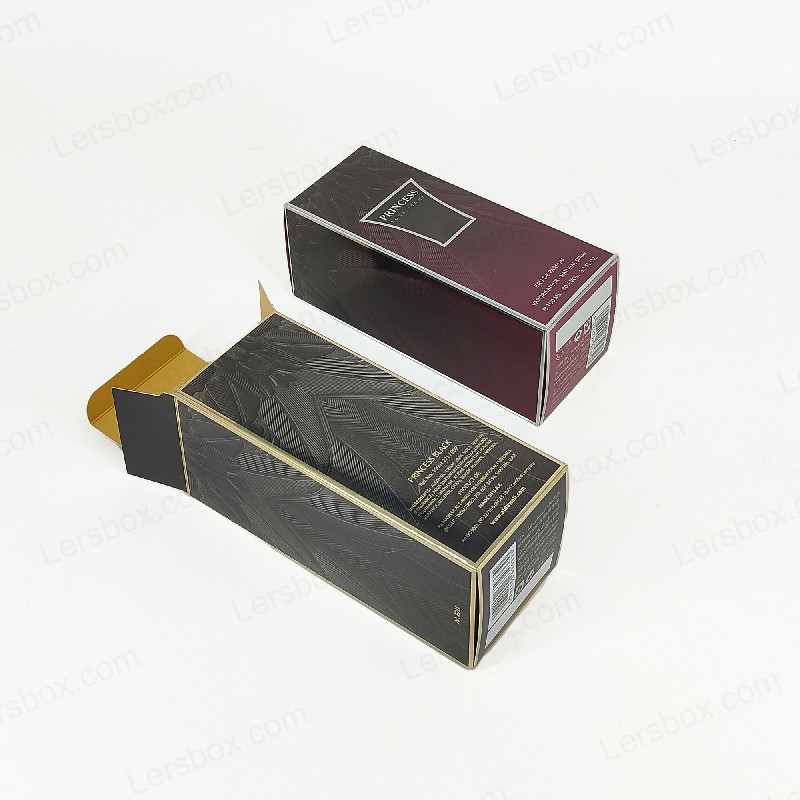 Caixas finais de tuck de papel durável com designs personalizados para varejo, frete e apresentação elegante PTE002