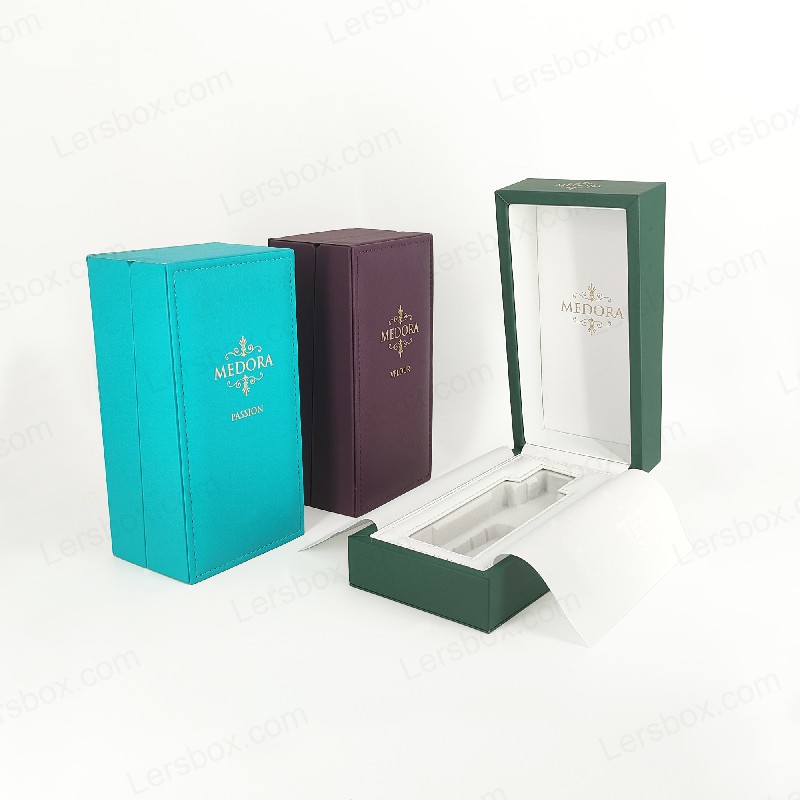 Caixas de couro PU para embalagens de luxo, perfeitas para presentes, exibição de varejo e Pu003 de armazenamento