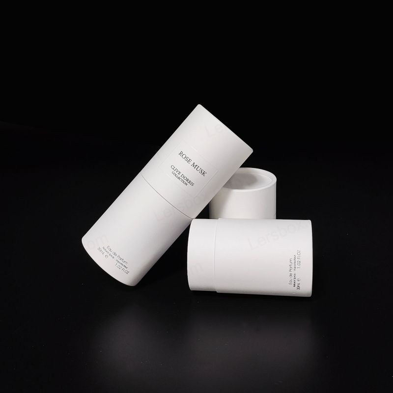 Caixas de tubo de papel para presentes, assinaturas e produtos especializados com marca personalizada HT013