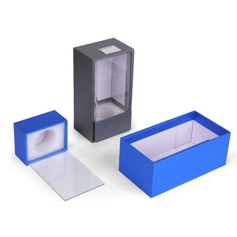 Caixa de presente de perfume acrílico transparente
