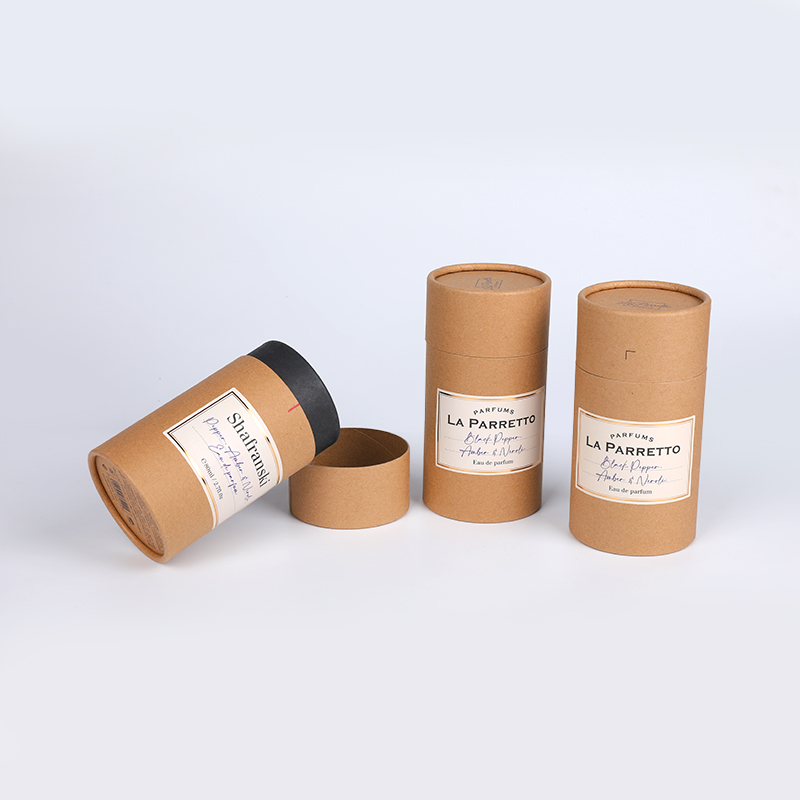 Tubo de embalagem de cofre dourado com placa cinza de 4 mm